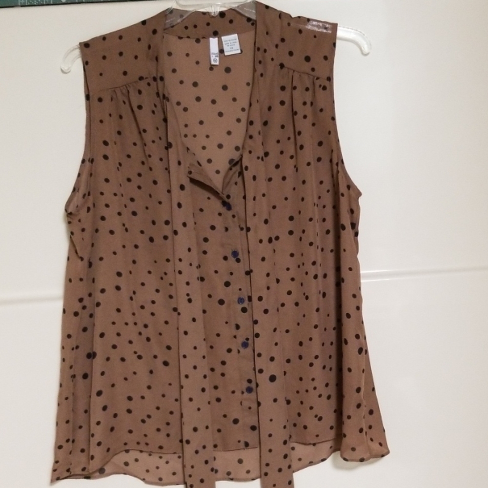 2X Sami & Jo Women's Sleeveless Blouse